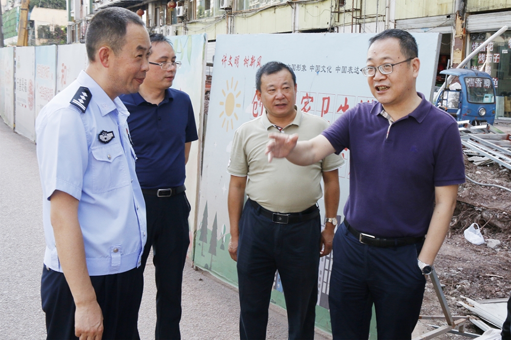 市委常委、高新區(qū)黨工委書記張邦舉視察公司高峰公園等在建項目